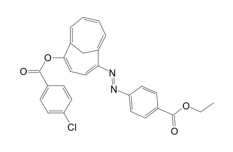 2-[4-chlorobenzoyloxy]-5-[(4-ethoxycarbonyl)phenylazo]-1,6-methano[10]annulene