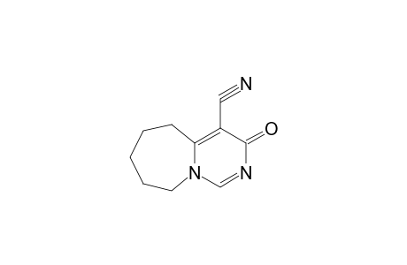 3-Oxo-3,5,6,7,8,9-hexahydropyrimido[1,6-a]azepine-4-carbonitrile