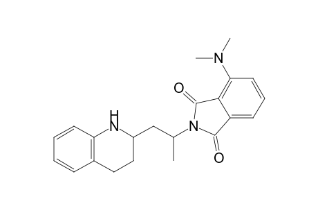N-(tetrahydroquinaldinylethyl)-3-dimethylamino phthalimide