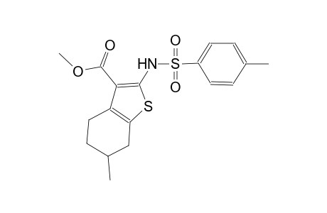methyl 6-methyl-2-{[(4-methylphenyl)sulfonyl]amino}-4,5,6,7-tetrahydro-1-benzothiophene-3-carboxylate