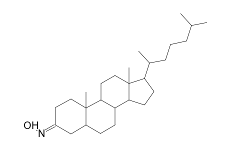 Cholestan-3-one, oxime, (5.alpha.)-