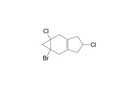 1a-Bromo-6a,4-dichloro-1a,2,4,5,6,6a-hexahydro-1H,3H-cycloprop[f]indene