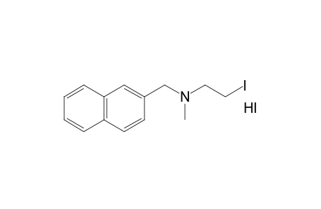 N-(2-iodoethyl)-N-methyl-2-naphthalenemethylamine, hydroiodide