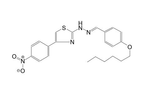 4-(hexyloxy)benzaldehyde [4-(4-nitrophenyl)-1,3-thiazol-2-yl]hydrazone