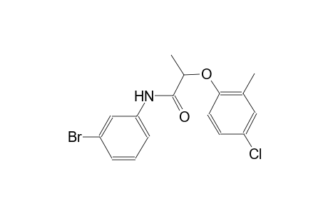 N-(3-bromophenyl)-2-(4-chloro-2-methylphenoxy)propanamide