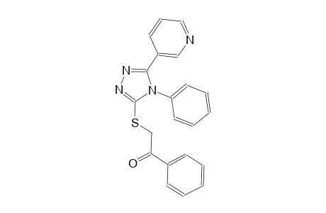1-phenyl-2-{[4-phenyl-5-(3-pyridinyl)-4H-1,2,4-triazol-3-yl]sulfanyl}ethanone
