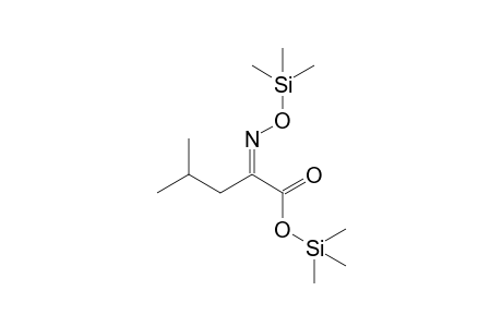 2-Ketoisocaproic acid oxime, bis(trimethylsilyl)- deriv.