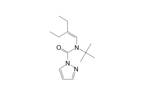 1H-Pyrazole-1-carboxamide, N-(1,1-dimethylethyl)-N-(2-ethyl-1-butenyl)-