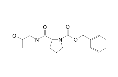 N-[N-Carbobenzyloxy-L-prolyl]-2-hydroxy-N-propylamine