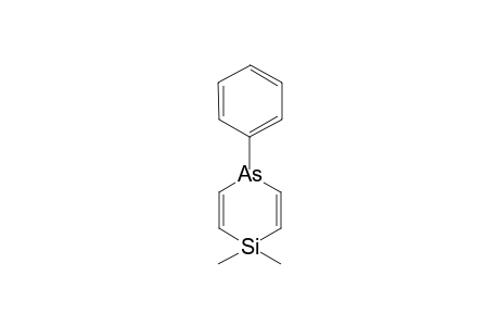 1,1-Dimethyl-4-phenyl-1-sila-4-arsacyclohexa-2,5-dienene