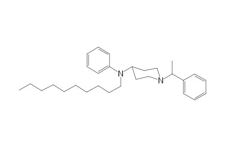 N-Decyl-N-phenyl-1-(1-phenylethyl)piperidin-4-amine