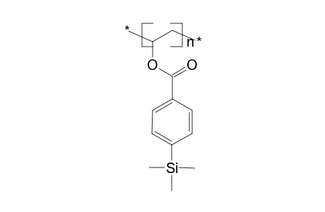 Poly[1-(4-trimethylsilylphenylenecarbonyloxy)ethylene]
