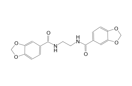 N-{2-[(1,3-benzodioxol-5-ylcarbonyl)amino]ethyl}-1,3-benzodioxole-5-carboxamide