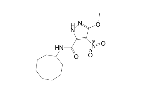 N-cyclooctyl-3-methoxy-4-nitro-1H-pyrazole-5-carboxamide