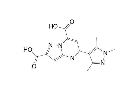 pyrazolo[1,5-a]pyrimidine-2,7-dicarboxylic acid, 5-(1,3,5-trimethyl-1H-pyrazol-4-yl)-