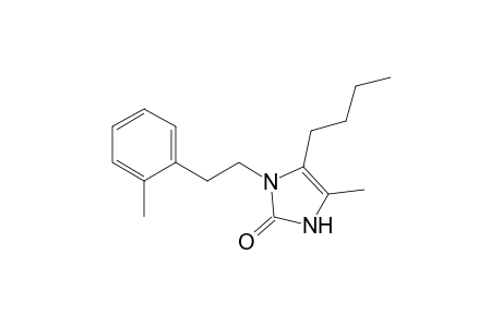 3-[.beta.-(2-methylphenyl)ethyl]-4-n-butyl-5-methyl-2-imidazolone