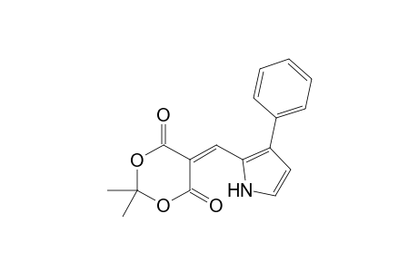 2,2-Dimethyl-5-[-(2-phenylpyrrole-2-yl)methylidene]-1,3-dioxane-4,6-dione
