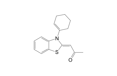 2-(acetylmethylene)-N-(cyclohex-1-enyl)-2,3-dihydro-1,3-benzothiazole