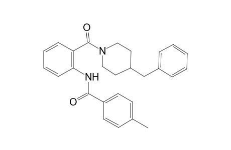 Benzamide, N-[2-(4-benzyl-1-piperidylcarbonyl)phenyl]-4-methyl-