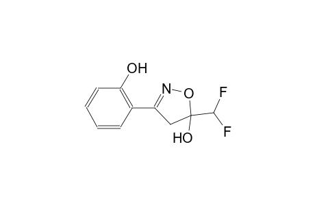 5-isoxazolol, 5-(difluoromethyl)-4,5-dihydro-3-(2-hydroxyphenyl)-
