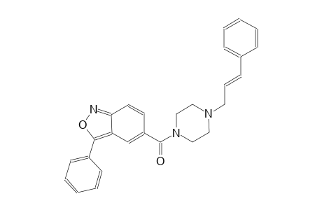 2,1-benzisoxazole, 3-phenyl-5-[[4-[(2E)-3-phenyl-2-propenyl]-1-piperazinyl]carbonyl]-