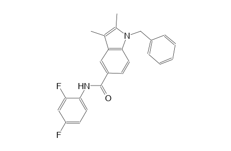 1-benzyl-N-(2,4-difluorophenyl)-2,3-dimethyl-1H-indole-5-carboxamide