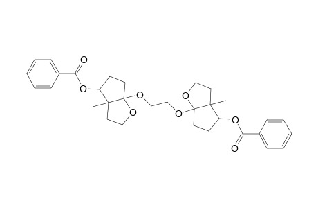 2H-Cyclopenta[b]furan-4-ol, 6a,6'a-[1,2-ethanediylbis(oxy)]bis[hexahydro-3a-methyl-, dibenzoate