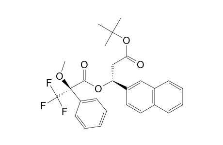 TERT.-BUTYL-3-[METHOXY-(TRIFLUOAREMETHYL)-PHENYL-ACETIC-ACID]-3-(2-NAPHTHYL)-PROPANOATE