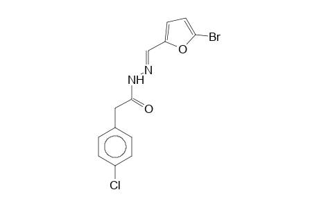 N'-[(E)-(5-bromo-2-furyl)methylidene]-2-(4-chlorophenyl)acetohydrazide