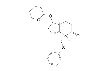 2,6-Dimethyl-2-phenylthiomethyl-7-(tetrahydropyranyl)bicyclo[4.3.0]non-1(9)-en-3-one