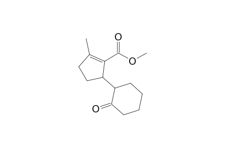 Methyl 2-methyl-5-[2'-oxocyclohexyl]cyclopent-1-enecarboxylate