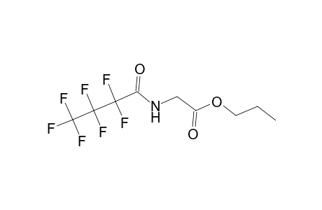 Propyl [(2,2,3,3,4,4,4-heptafluorobutanoyl)amino]acetate