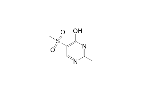 2-methyl-5-(methylsulfonyl)-4-pyrimidinol