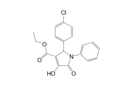 Ethyl 2-(4- chlorophenyl)-4-hydroxy-5-oxo-1-phenyl-2,5-dihydro-1H-pyrrole-3-carboxylate
