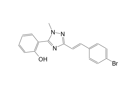 phenol, 2-[3-[(E)-2-(4-bromophenyl)ethenyl]-1-methyl-1H-1,2,4-triazol-5-yl]-