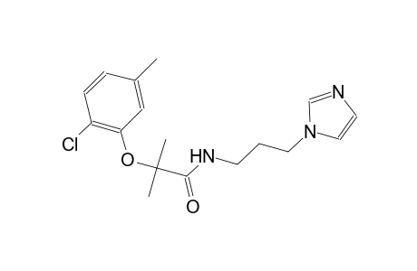 2-(2-chloro-5-methylphenoxy)-N-[3-(1H-imidazol-1-yl)propyl]-2-methylpropanamide