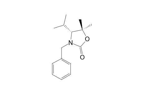 (4R)-N-BENZYL-5,5-DIMETHYL-4-ISOPROPYLOXAZOLIDIN-2-ONE