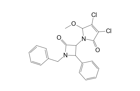 1-Benzyl-3-[3',4'-dichloro-2',5'-dihydro-5'-methoxy-2'-oxo-2H-pyrrol-1'-yl]-4-phenylazetidin-2-one