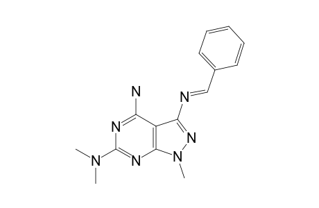 4-AMINO-6-DIMETHYLAMINO-3-PHENYL-AZOMETHINO-1-METHYLPYRAZOLO-[3,4-D]-PYRIMIDINE