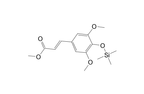 Cinnamic acid, 3,5-dimethoxy-4-(trimethylsiloxy)-, methyl ester
