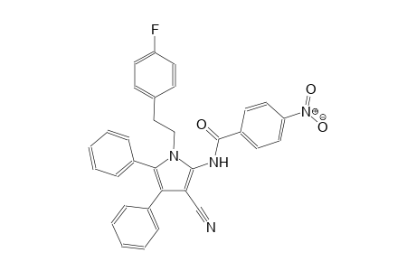 benzamide, N-[3-cyano-1-[2-(4-fluorophenyl)ethyl]-4,5-diphenyl-1H-pyrrol-2-yl]-4-nitro-