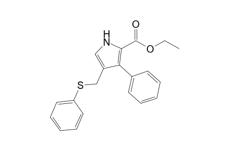 3-Phenyl-4-[(phenylthio)methyl]-1H-pyrrole-2-carboxylic acid ethyl ester