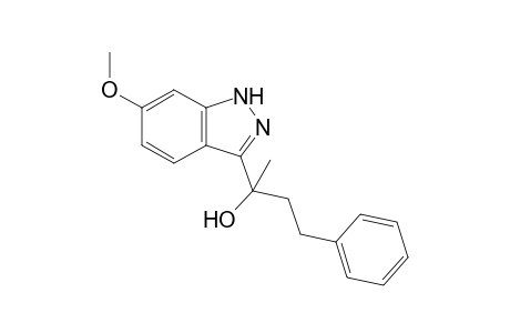 2-(6'-Methoxy-1H-indazol-3'-yl)-4-phenylbutan-2-ol