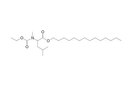 L-Leucine, N-ethoxycarbonyl-N-methyl-, tetradecyl ester