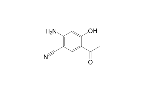 Benzonitrile, 5-acetyl-2-amino-4-hydroxy-