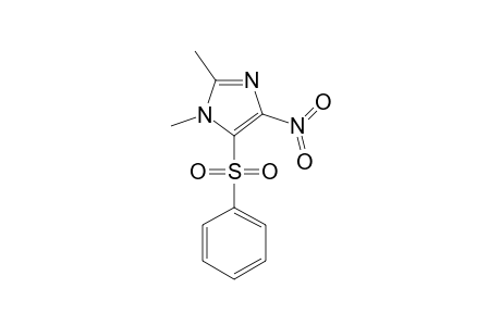 1,2-DIMETHYL-4-NITRO-5-PHENYLSULFONYLIMIDAZOLE