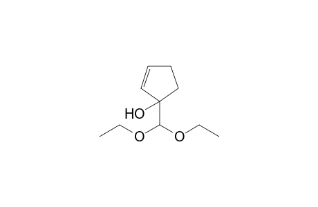 1-(Diethoxymethyl)cyclopent-2-enol