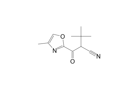 2-Oxazolepropanenitrile, .alpha.-(1,1-dimethylethyl)-4-methyl-.beta.-oxo-, (.+-.)-