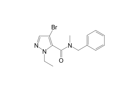 2H-Pyrazole-3-carboxamide, N-benzyl-N-methyl-4-bromo-2-ethyl-