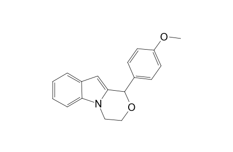 (+/-)-1-(4-methoxyphenyl)-3,4-dihydro-1H-[1,4]oxazino[4,3-a]indole